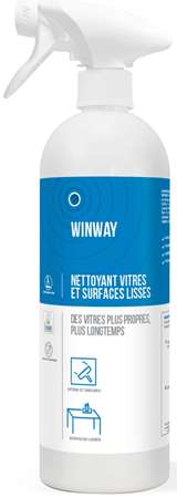 WINWAY NETTOYANT VITRES & SURFACES LISSES 750ml x 6