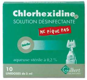 CHLORHEXIDINE AQ 0.2% STERILE INCOLORE 5ml x 10 doses