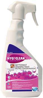 HYGI'CLEAN 250 NETTOYANT DETARTRANT DESINFECTANT 750ml x 6